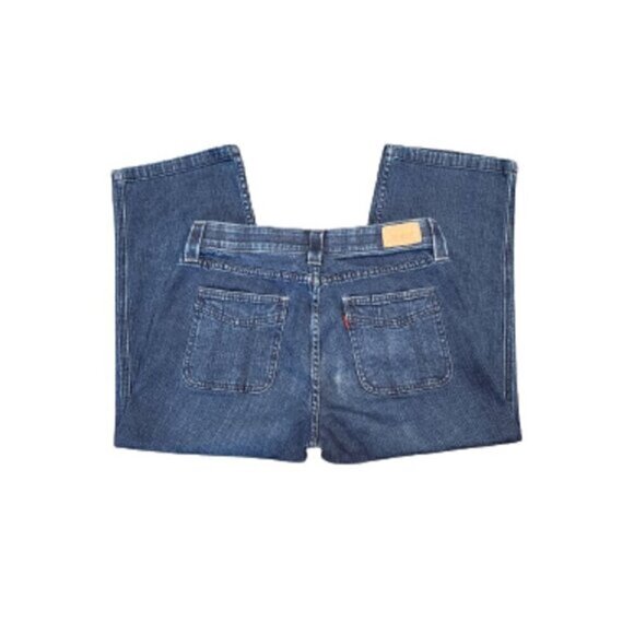 Levi's Mid-Rise Straight Crop Jeans - Picture 3 of 6